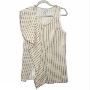 3.1 Phillip Lim cream/black pin stripe top
